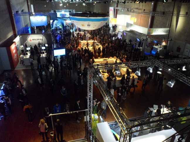 LeWeb'12 conference floor